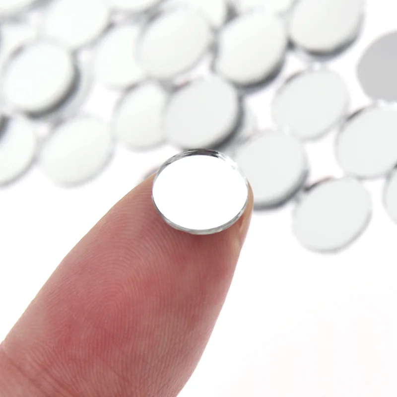 Home Bathroom Wall Tiles - 100pcs/lot Round Mini Mosaic Tiles Mirror