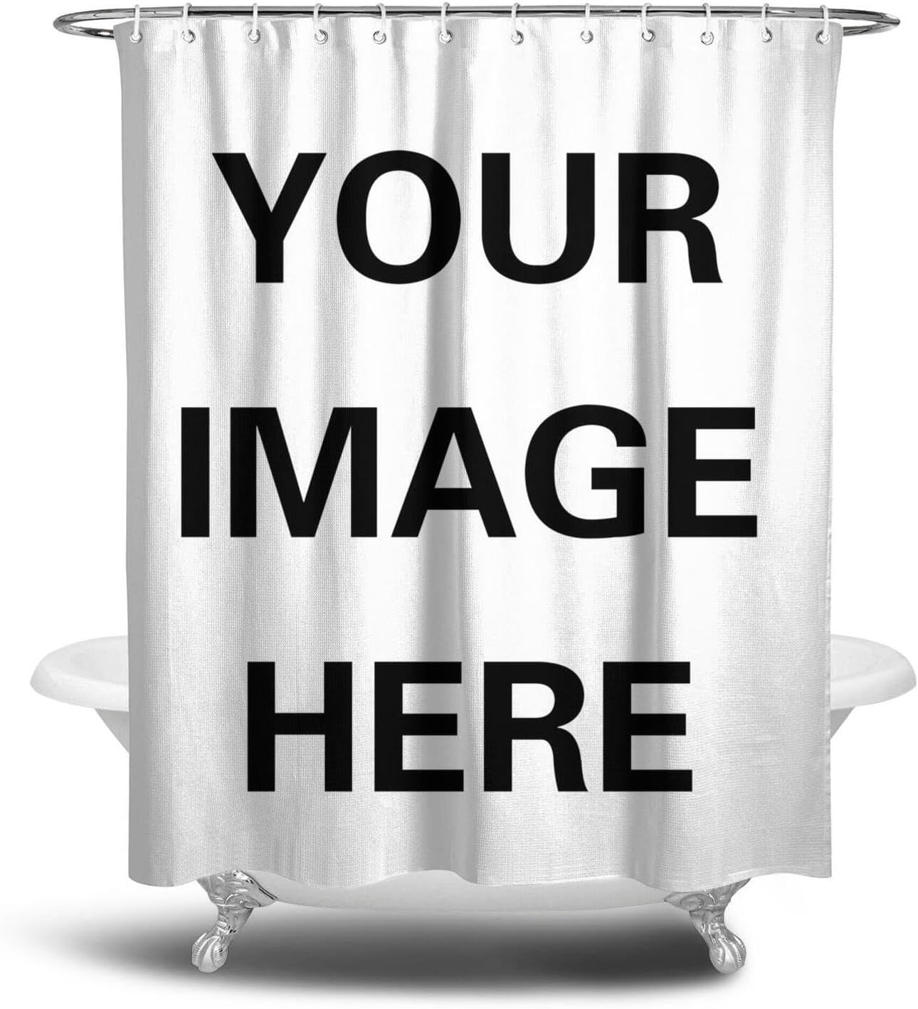 Home Bathroom Images - Custom Personalized Shower Curtain with Image
