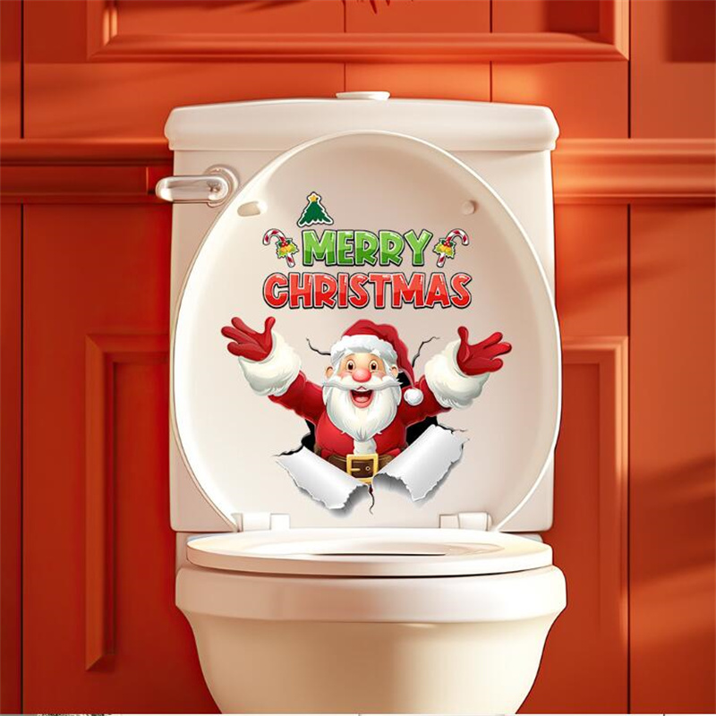Home Bathroom Break - Merry Christmas Santa Claus Break Paper