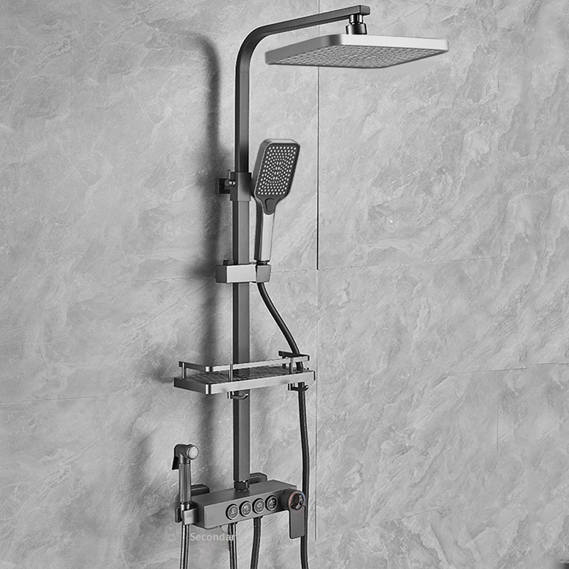 Home Bathroom Set - Stainless Steel Shower Set Anti Calc