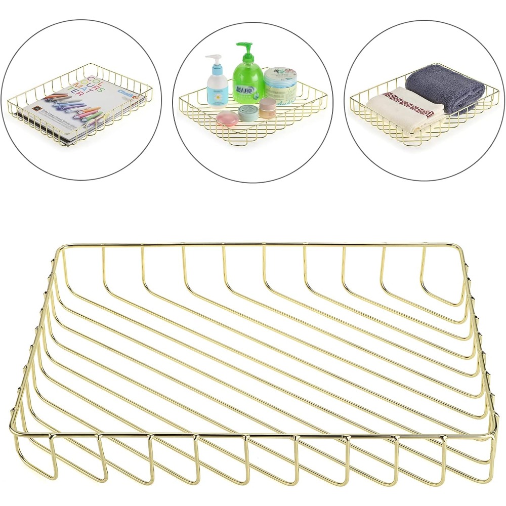Elegant Gold Wire Desk Tray fo - огляд і ціна Home Bathroom Images