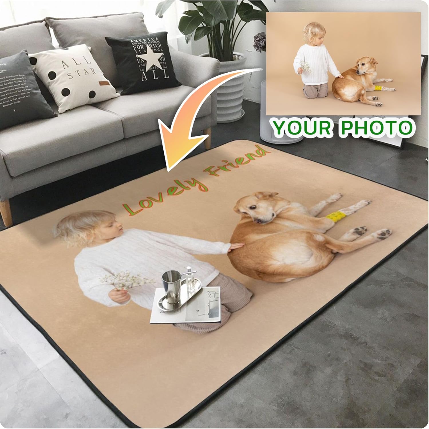 Custom Rug Personalized Area C - огляд і ціна Home Bathroom Images