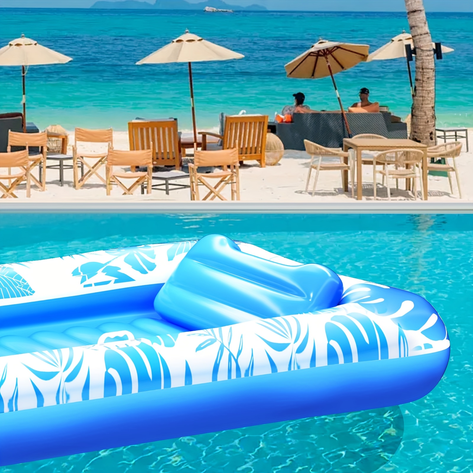 oversized inflatable swimming  - огляд і ціна Bathtub Pillow Inflatable