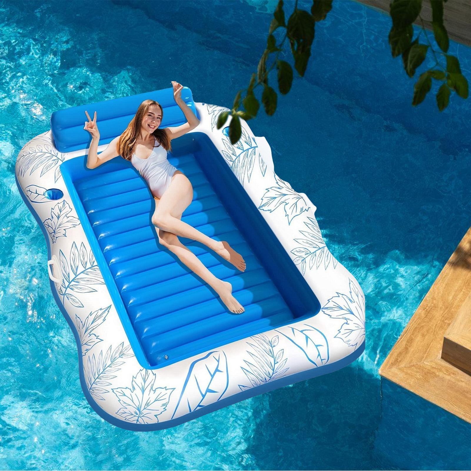 Inflatable Tanning Pool Blow u - огляд і ціна Bathtub Pillow Inflatable