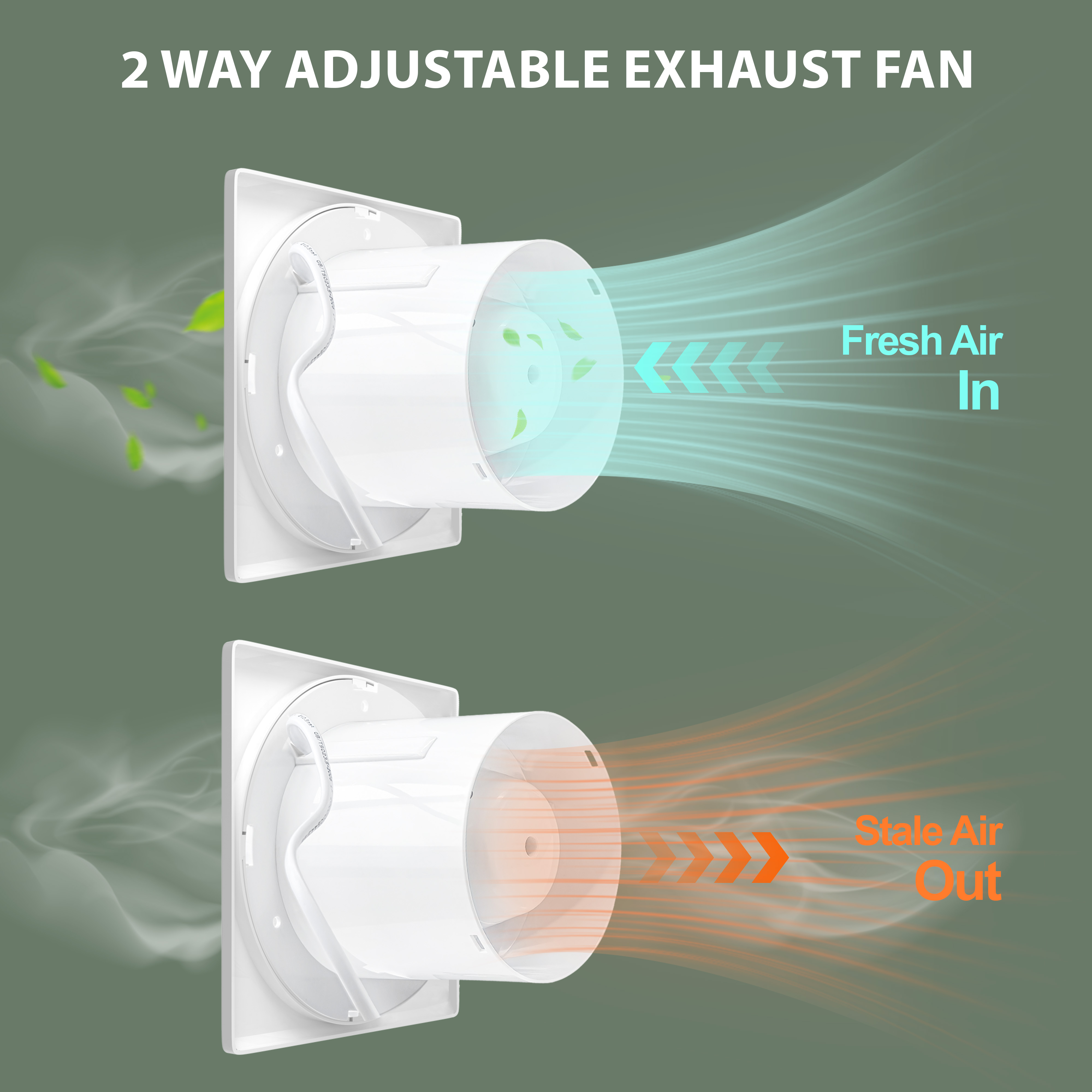 KCvents Reversible Ventilator  - огляд і ціна Home Bathroom Ventilation