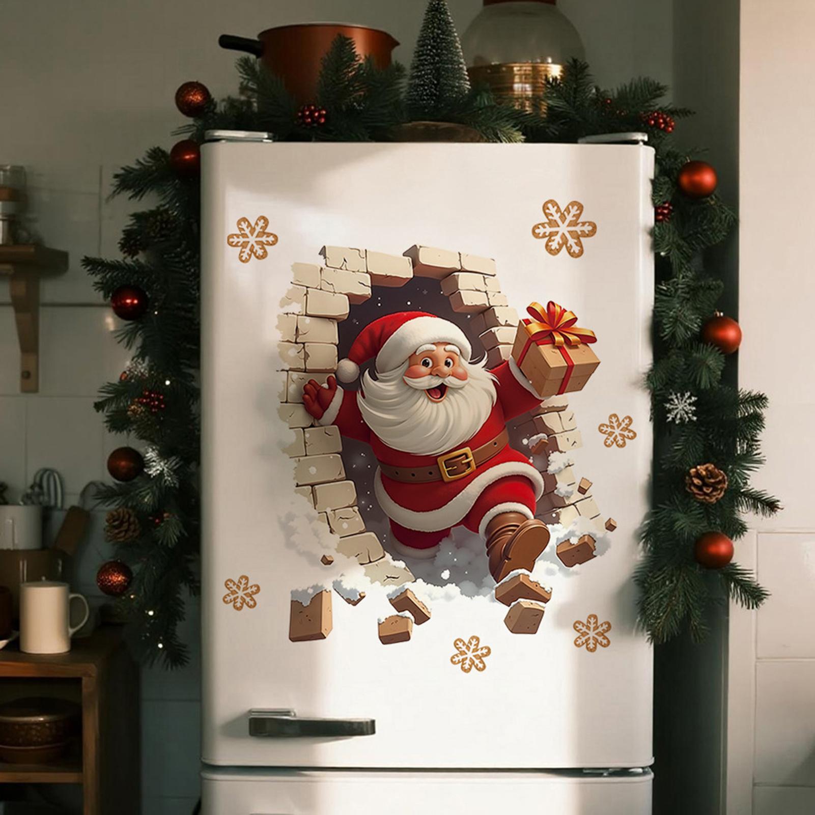 Santa Wall Stickers Christmas  - огляд і ціна Home Bathroom Break