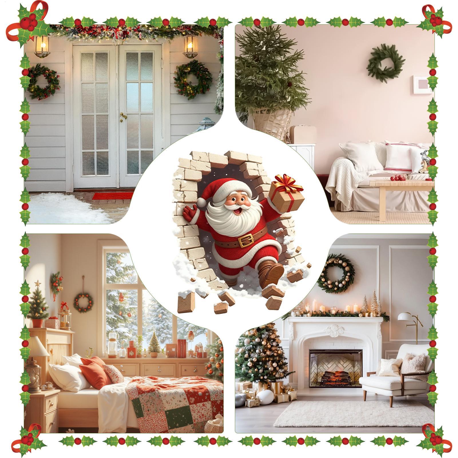 Santa Wall Stickers Christmas  - огляд і ціна Home Bathroom Break