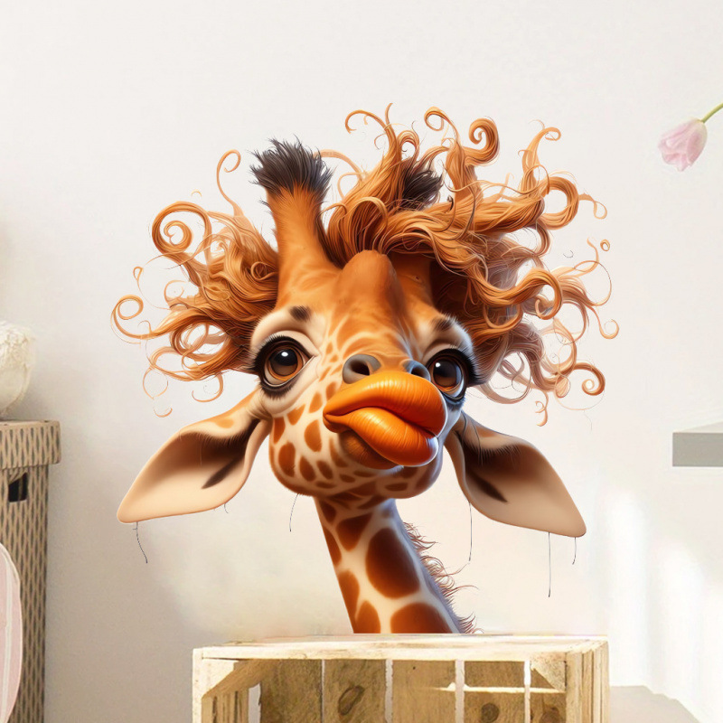 Big-Mouthed Giraffe Wall Stick - огляд і ціна Home Bathroom Wall Tiles