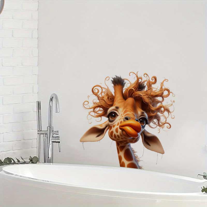 Big-Mouthed Giraffe Wall Stick - огляд і ціна Home Bathroom Wall Tiles