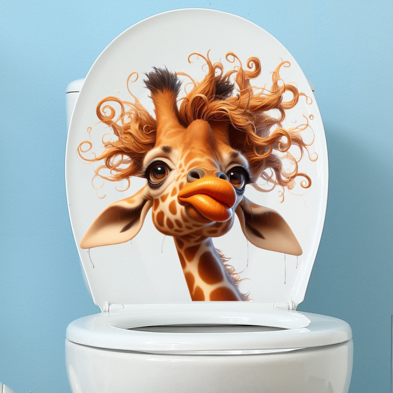 Big-Mouthed Giraffe Wall Stick - огляд і ціна Home Bathroom Wall Tiles