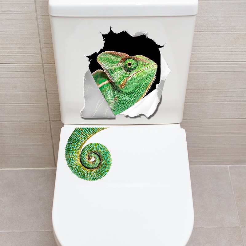 Whimsical Wall-Breaking Lizard - огляд і ціна Home Bathroom Break