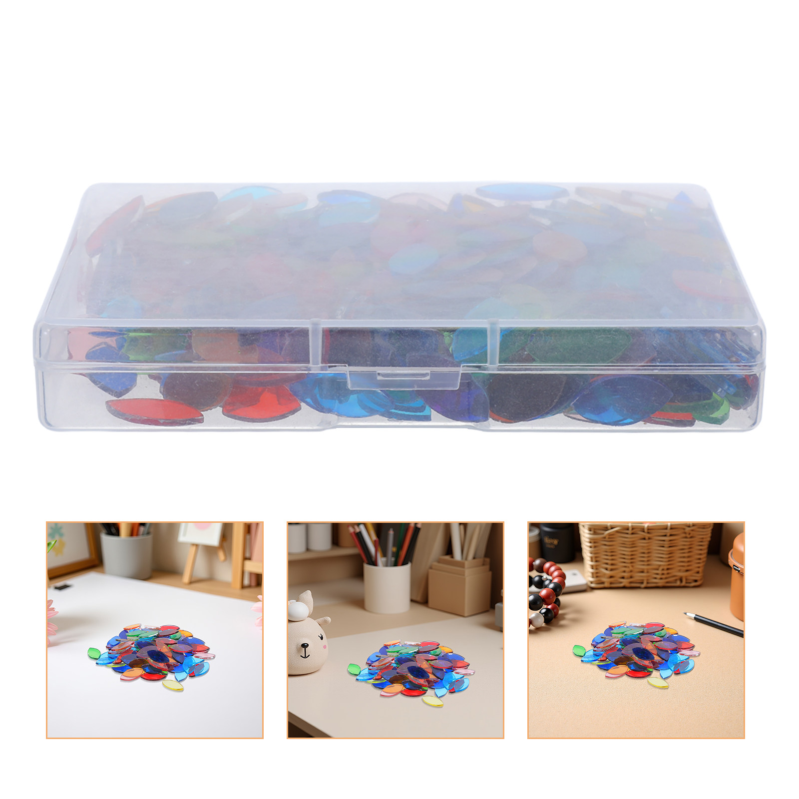 443Pcs Leaf Glass Mosaic Tiles - огляд і ціна Home Bathroom Wall Tiles