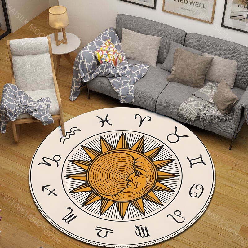 1PC Zodiac signs around sun im - огляд і ціна Home Bathroom Images