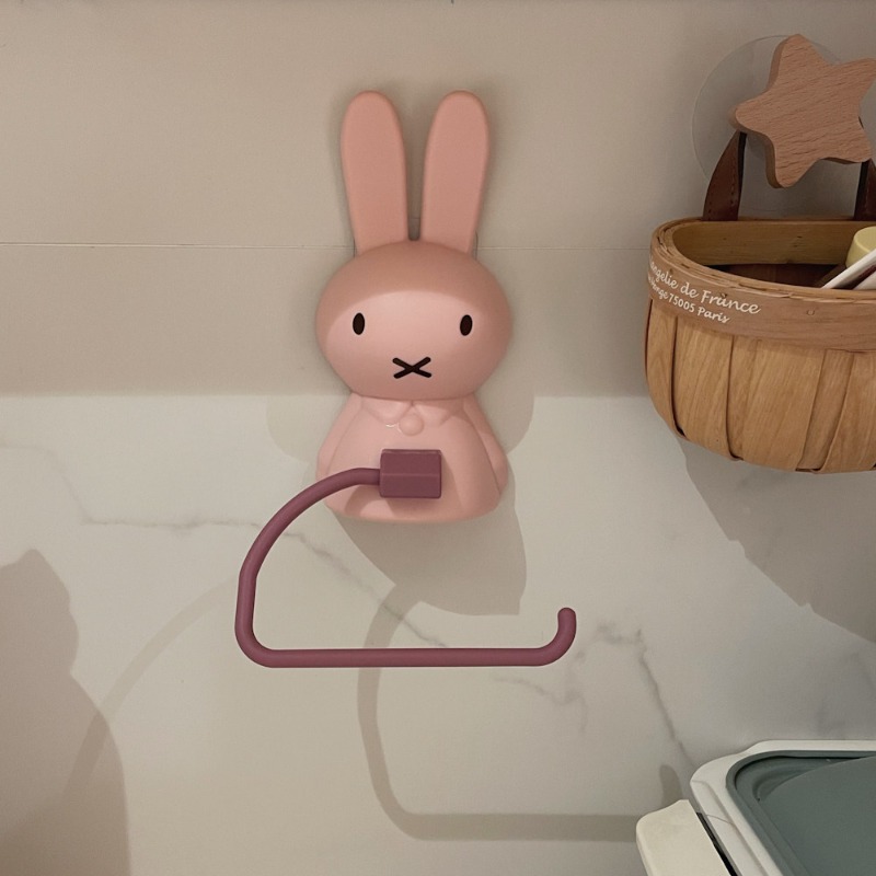 Kawaii Miffy Toilet Paper Rack - огляд і ціна Home Edit Bathroom Organizer