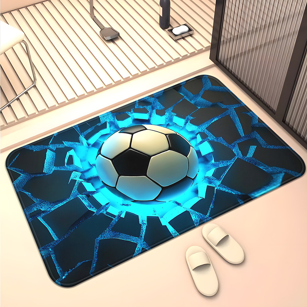 Soccer Ball Breaking Wall Flan - огляд і ціна Home Bathroom Break