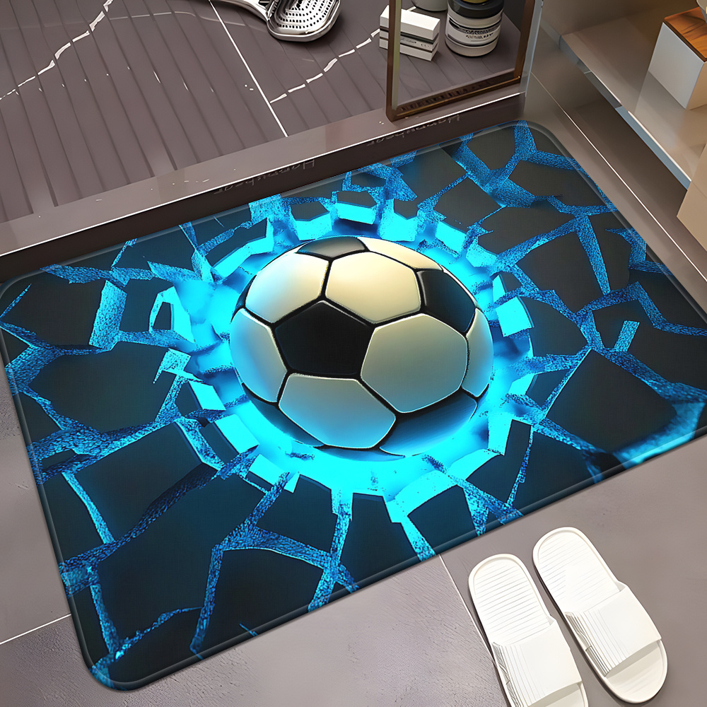 Soccer Ball Breaking Wall Flan - огляд і ціна Home Bathroom Break