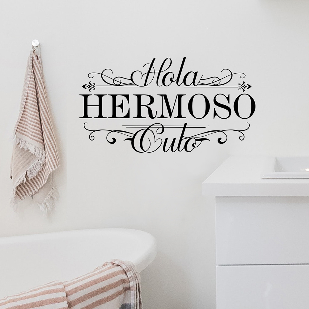 Spanish Funny Hola Heromoso To - огляд і ціна Home Bathroom Wall Tiles