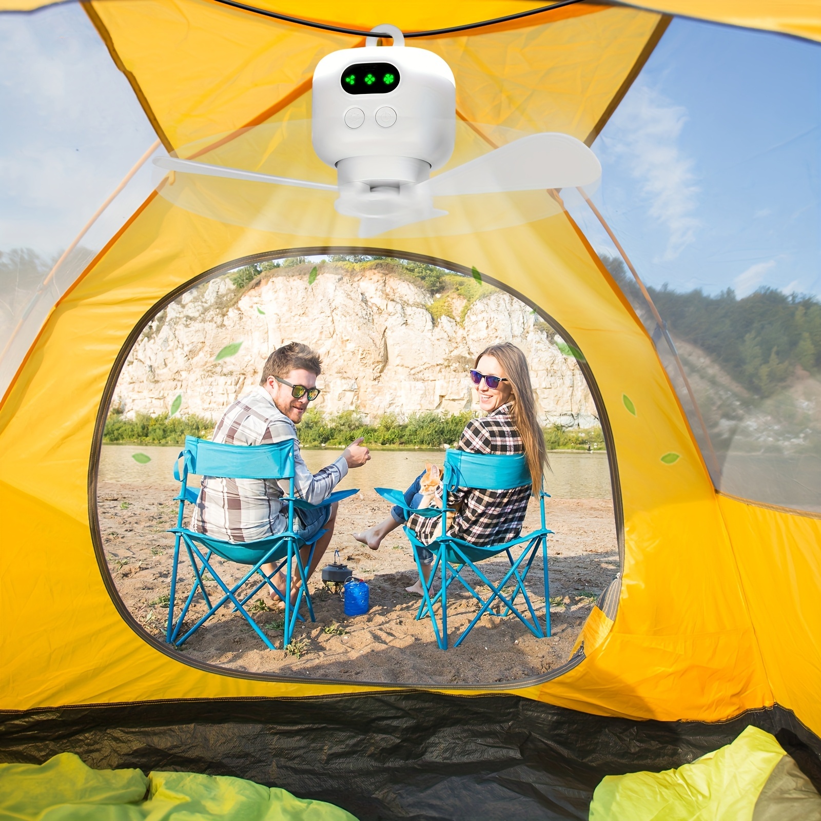 Portable Ceiling Fans 8000mAh  - огляд і ціна Home Bathroom Ventilation