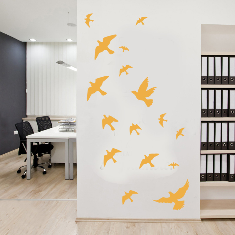 12Pcs/set Bird Wall Stickers H - огляд і ціна Home Bathroom Wall Tiles