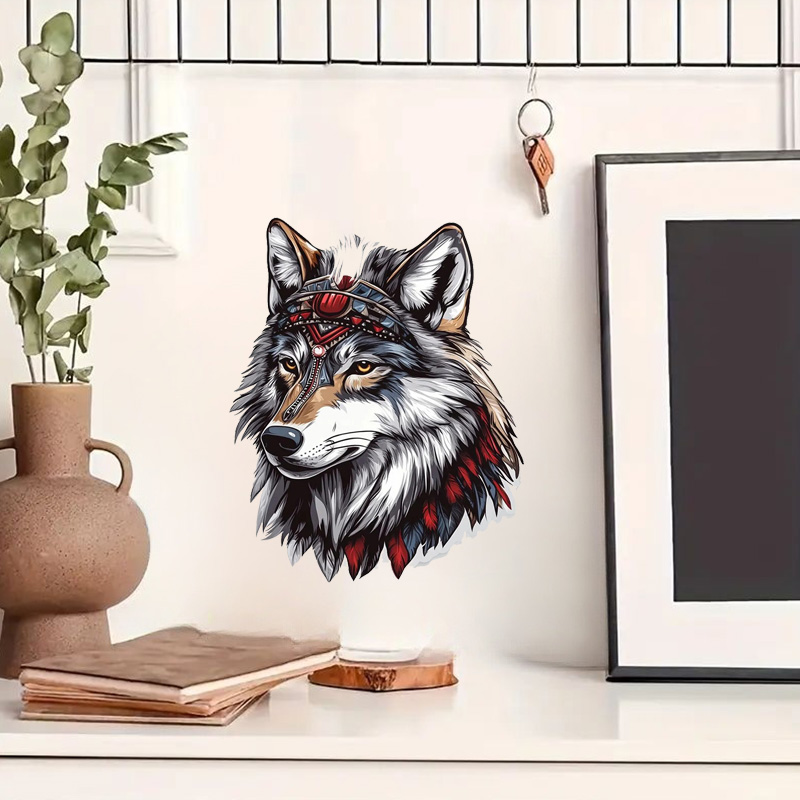 QT36# 1pc Cool Indian Wolf Sti - огляд і ціна Home Bathroom Wall Tiles
