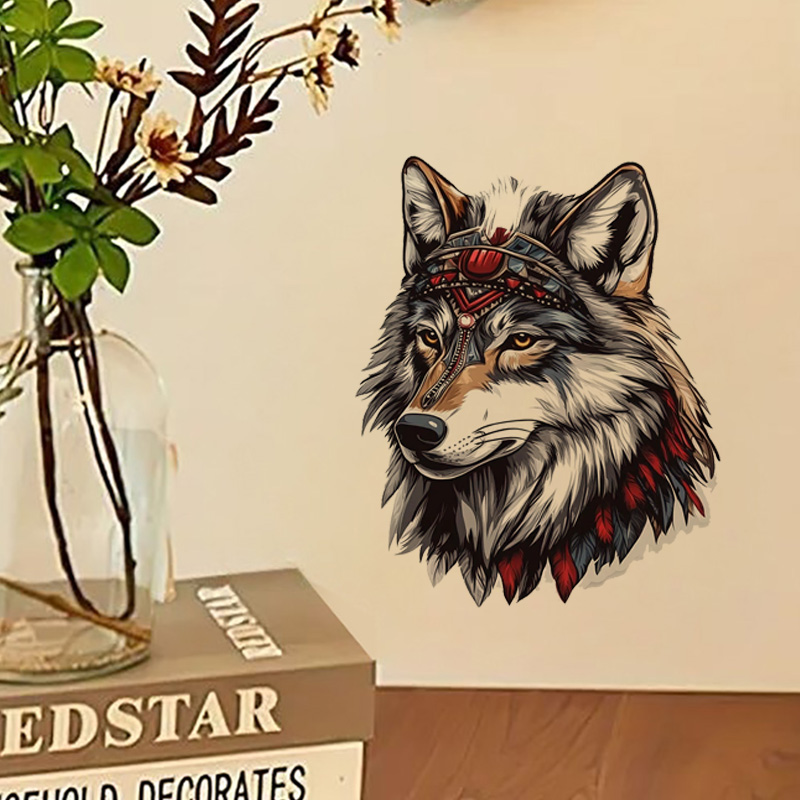 QT36# 1pc Cool Indian Wolf Sti - огляд і ціна Home Bathroom Wall Tiles