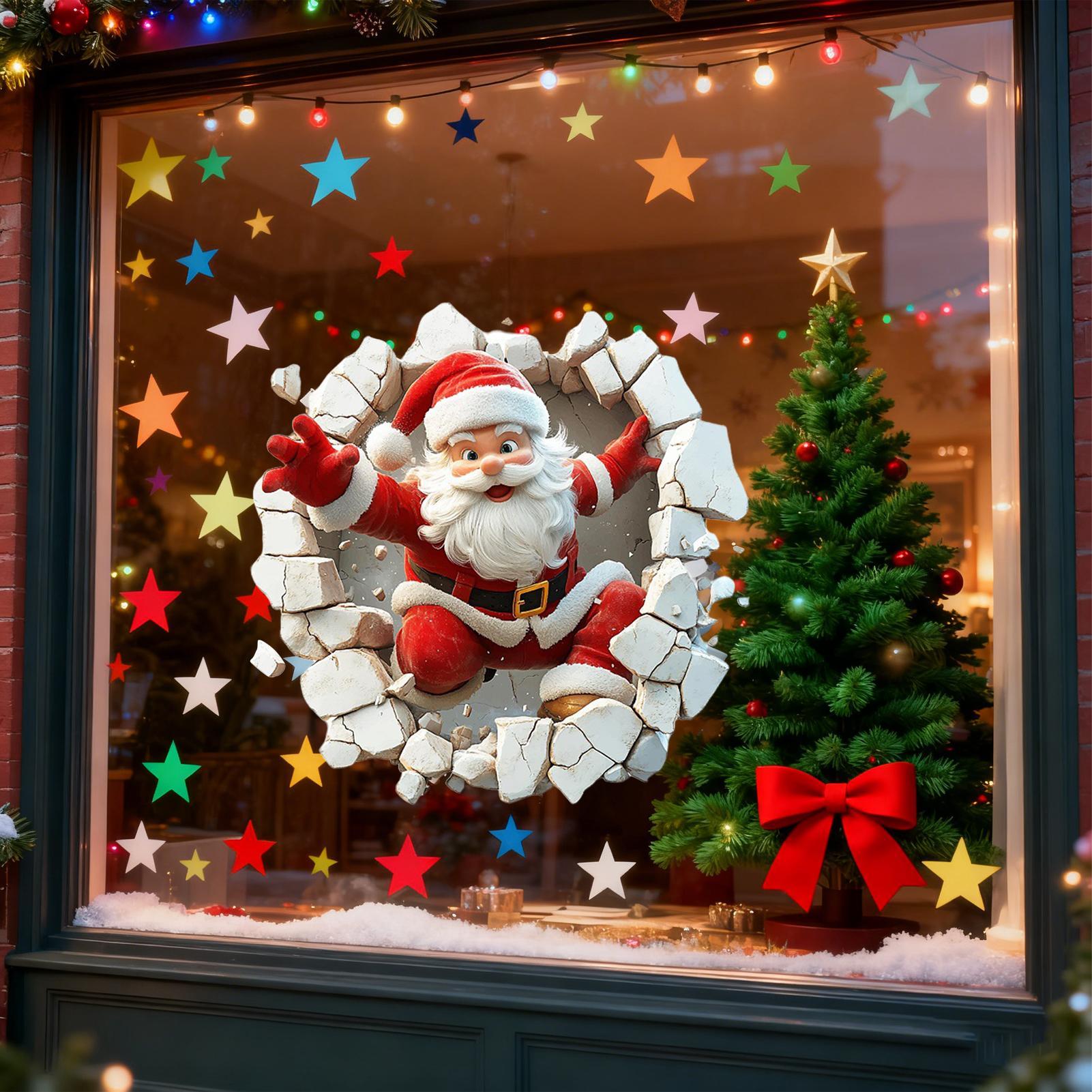 Holiday Window Clings Adorable - огляд і ціна Home Bathroom Break