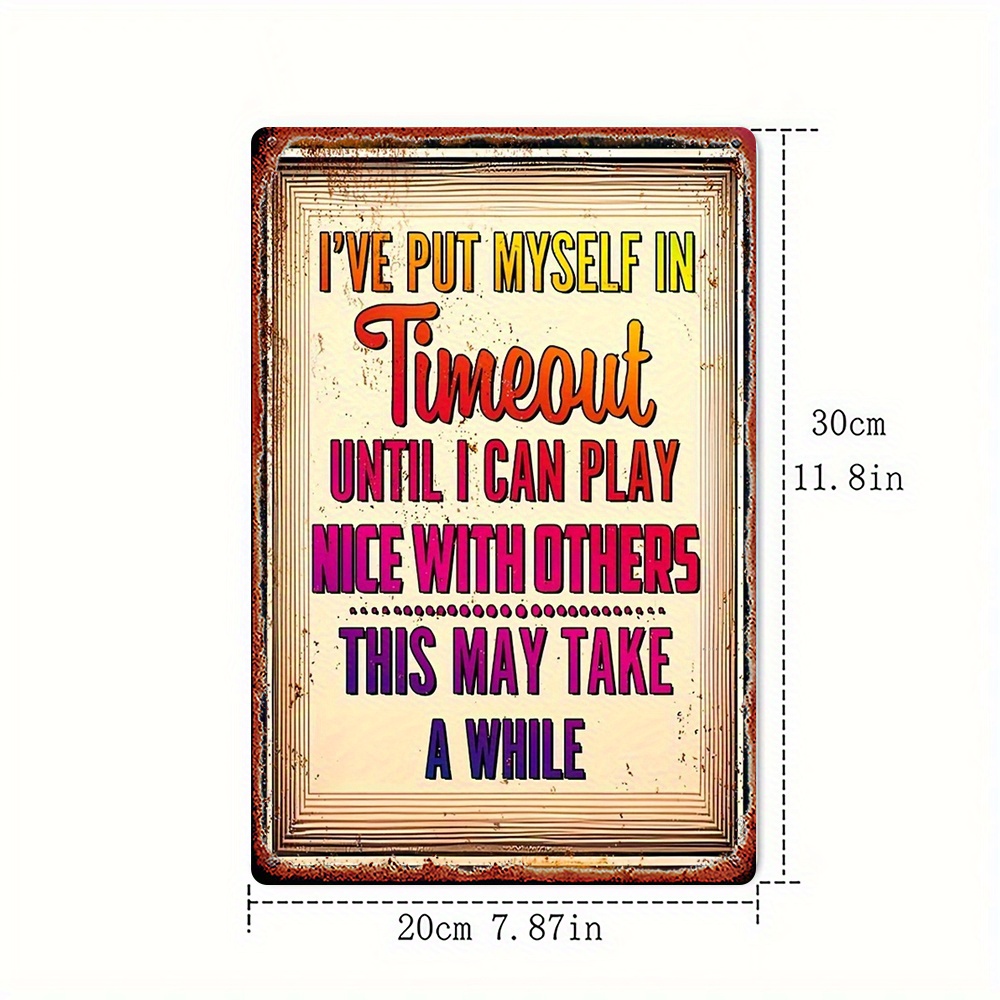 2D Metal Sign, Retro Iron Wall - огляд і ціна Home Bathroom Break