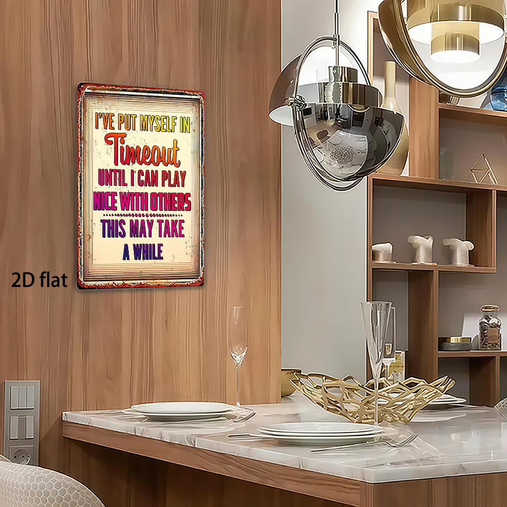 2D Metal Sign, Retro Iron Wall - огляд і ціна Home Bathroom Break