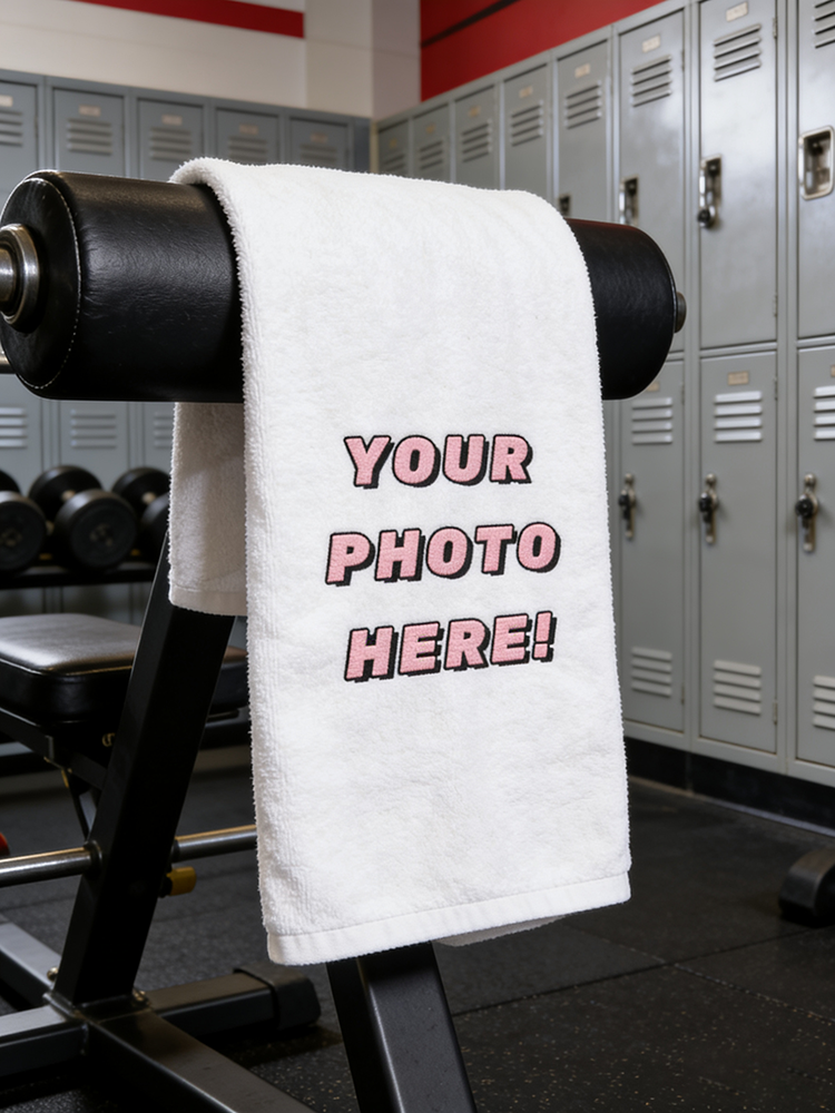 1Pc/2Pc Custom Photo Towel, Up - огляд і ціна Home Bathroom Images