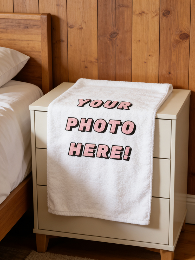 1Pc/2Pc Custom Photo Towel, Up - огляд і ціна Home Bathroom Images