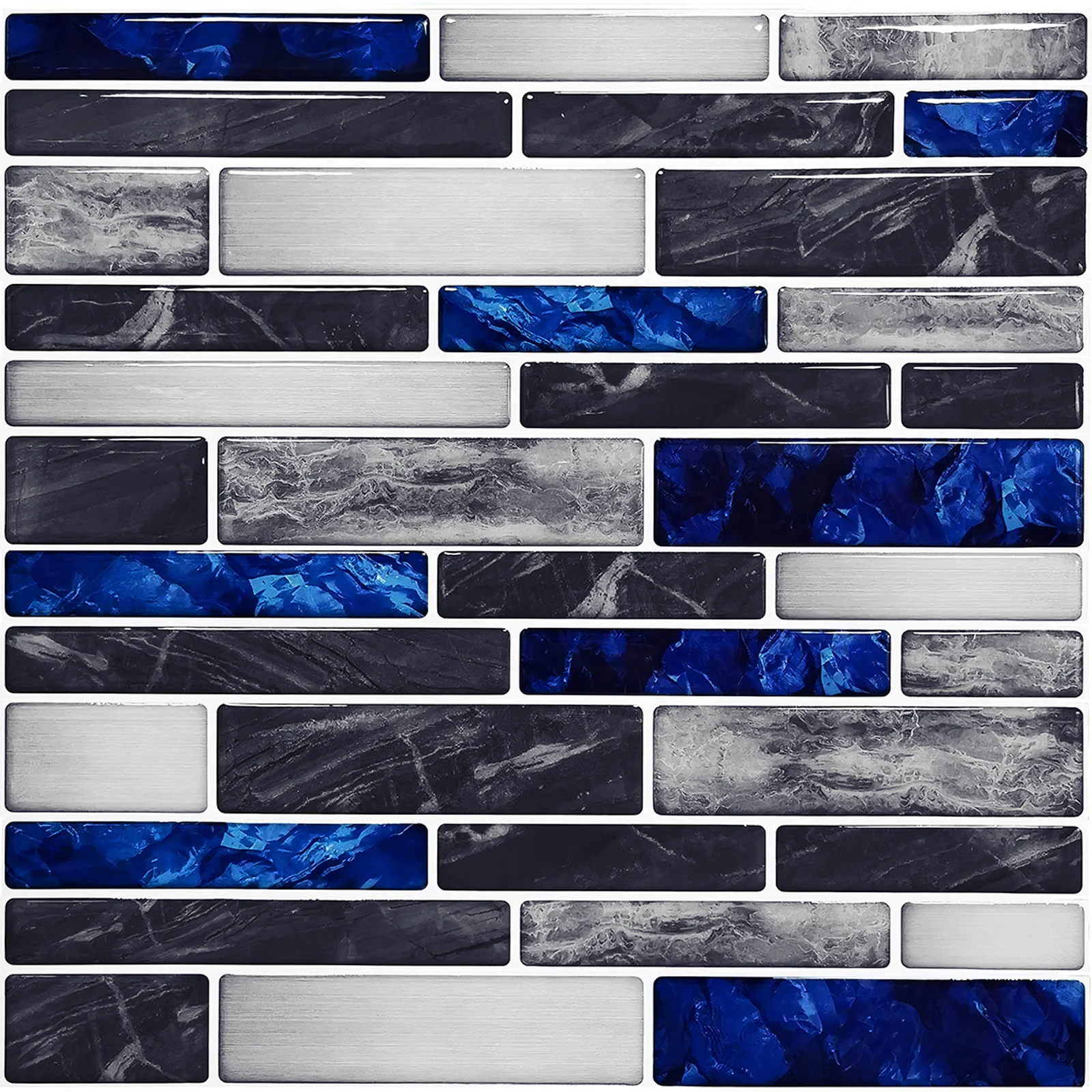 10x Self-Adhesive 3D-Mosaic Ti - огляд і ціна Home Bathroom Wall Tiles