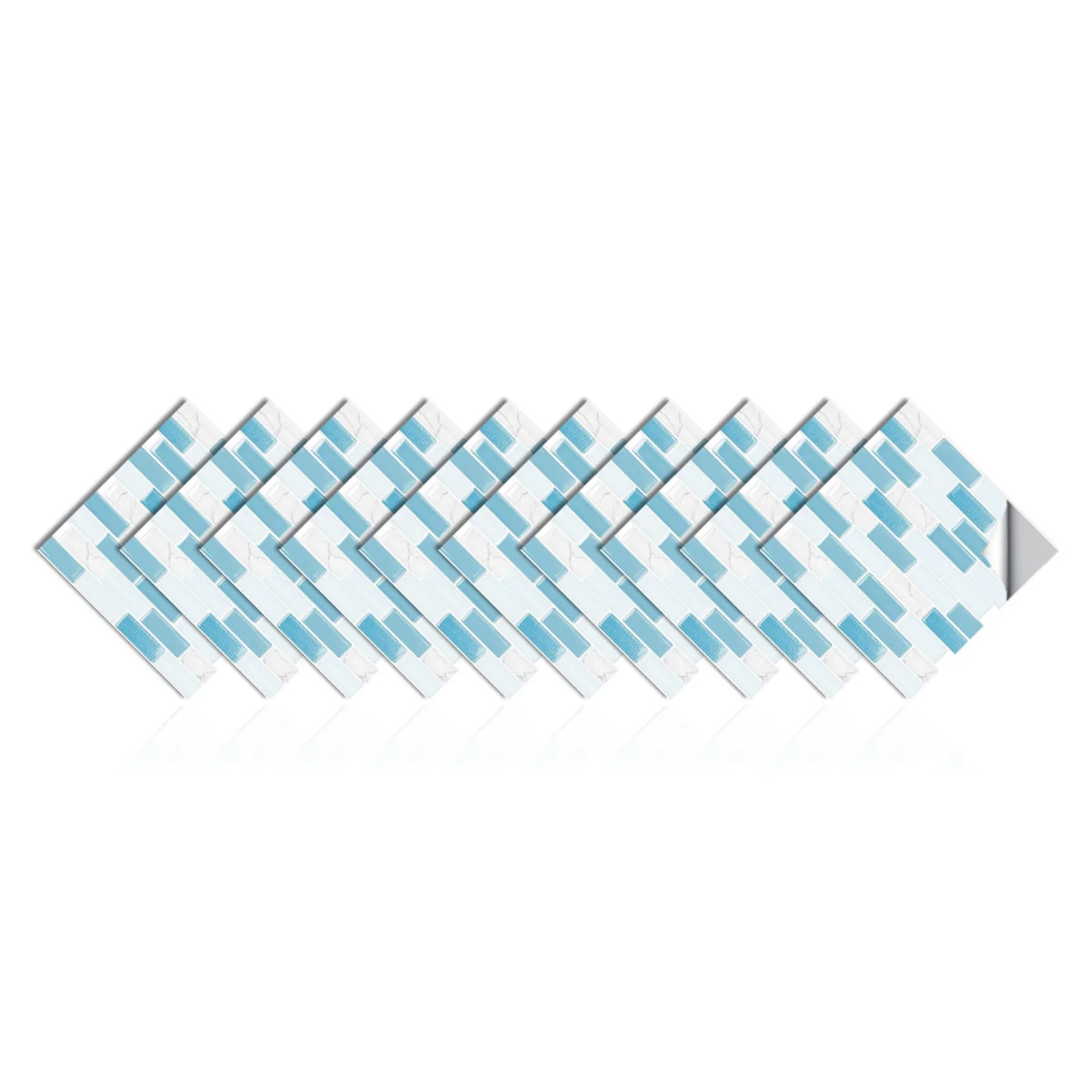 10x Self-Adhesive 3D-Mosaic Ti - огляд і ціна Home Bathroom Wall Tiles