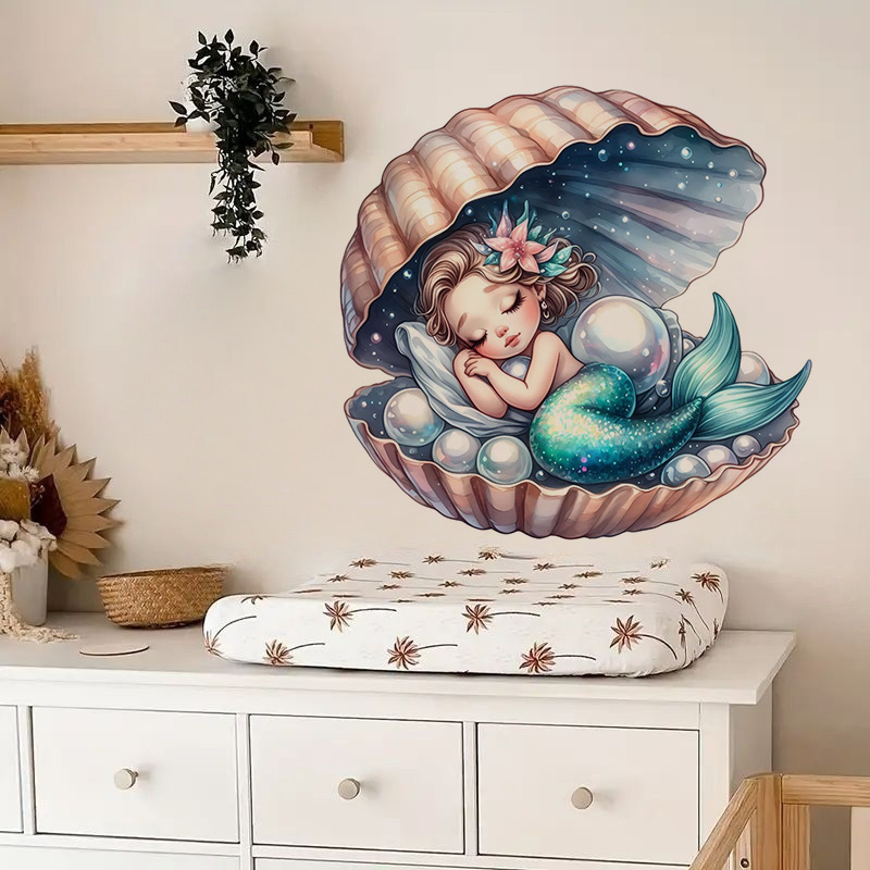 Pretty Mermaid Sticker, Water- - огляд і ціна Home Bathroom Wall Tiles