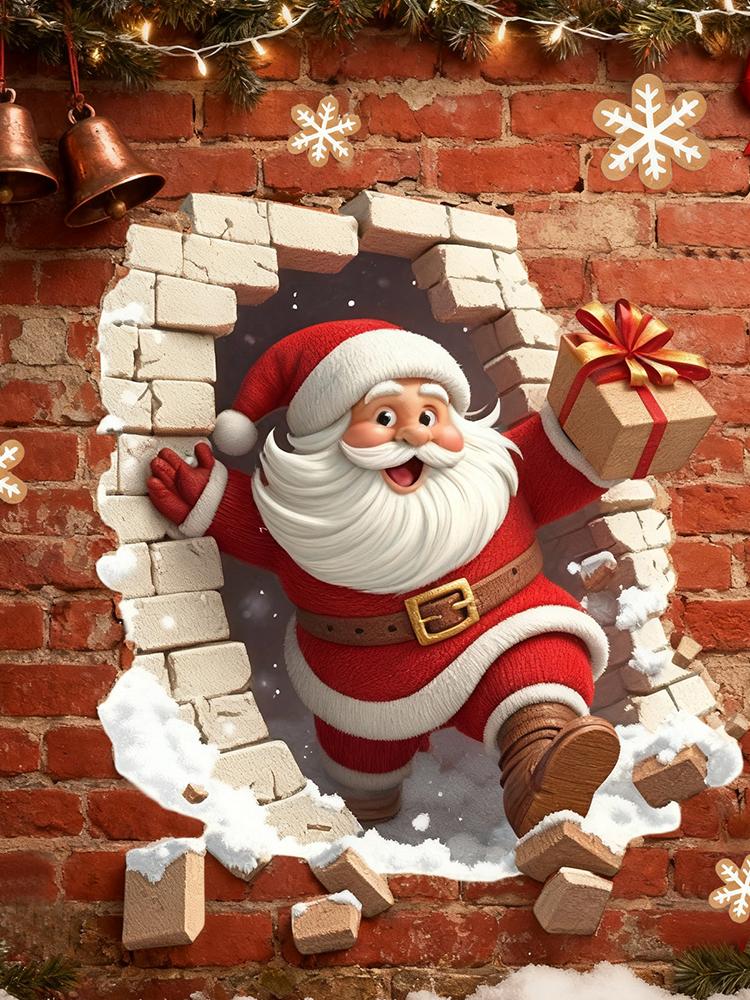Wall Stickers Christmas Santa  - огляд і ціна Home Bathroom Break