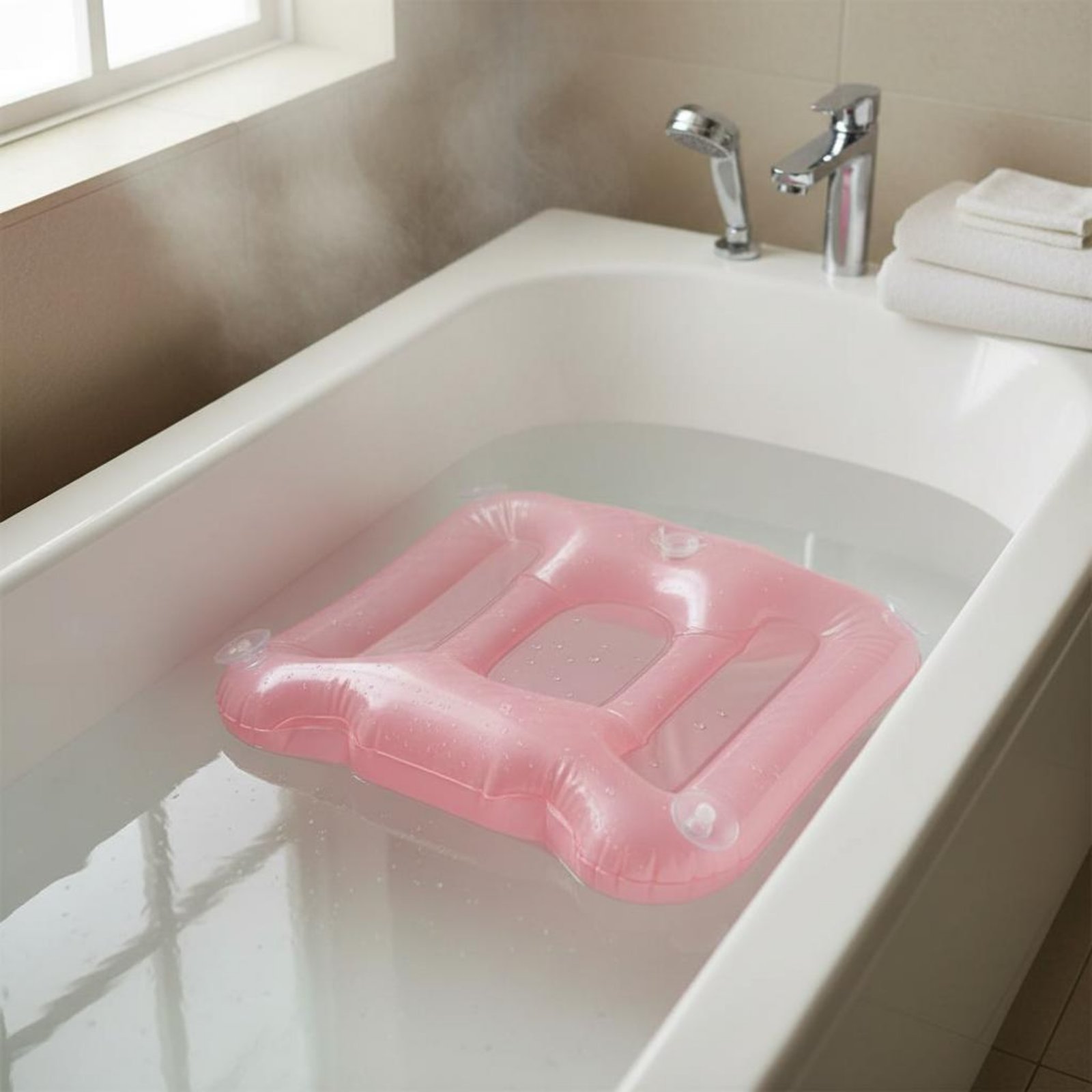 Bathtub Booster Pad Shimmery F - огляд і ціна Bathtub Pillow Inflatable