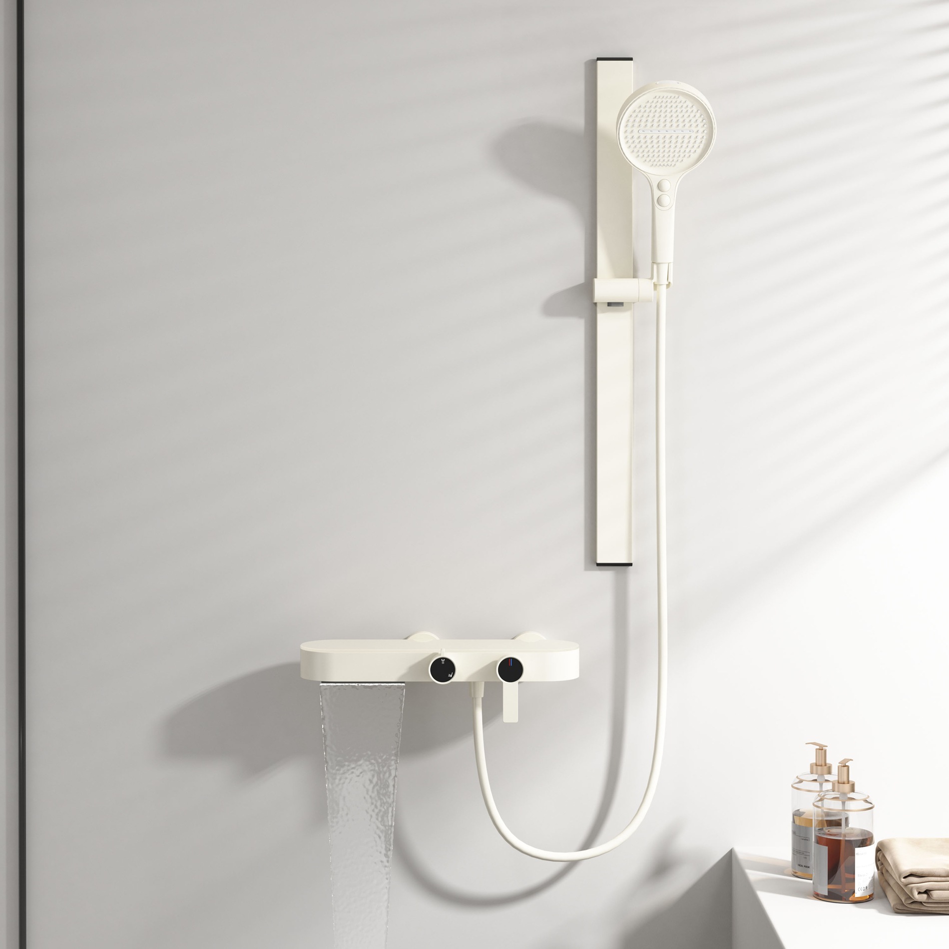 Gunmetal Gray Shower Set For H - огляд і ціна Home Bathroom Set