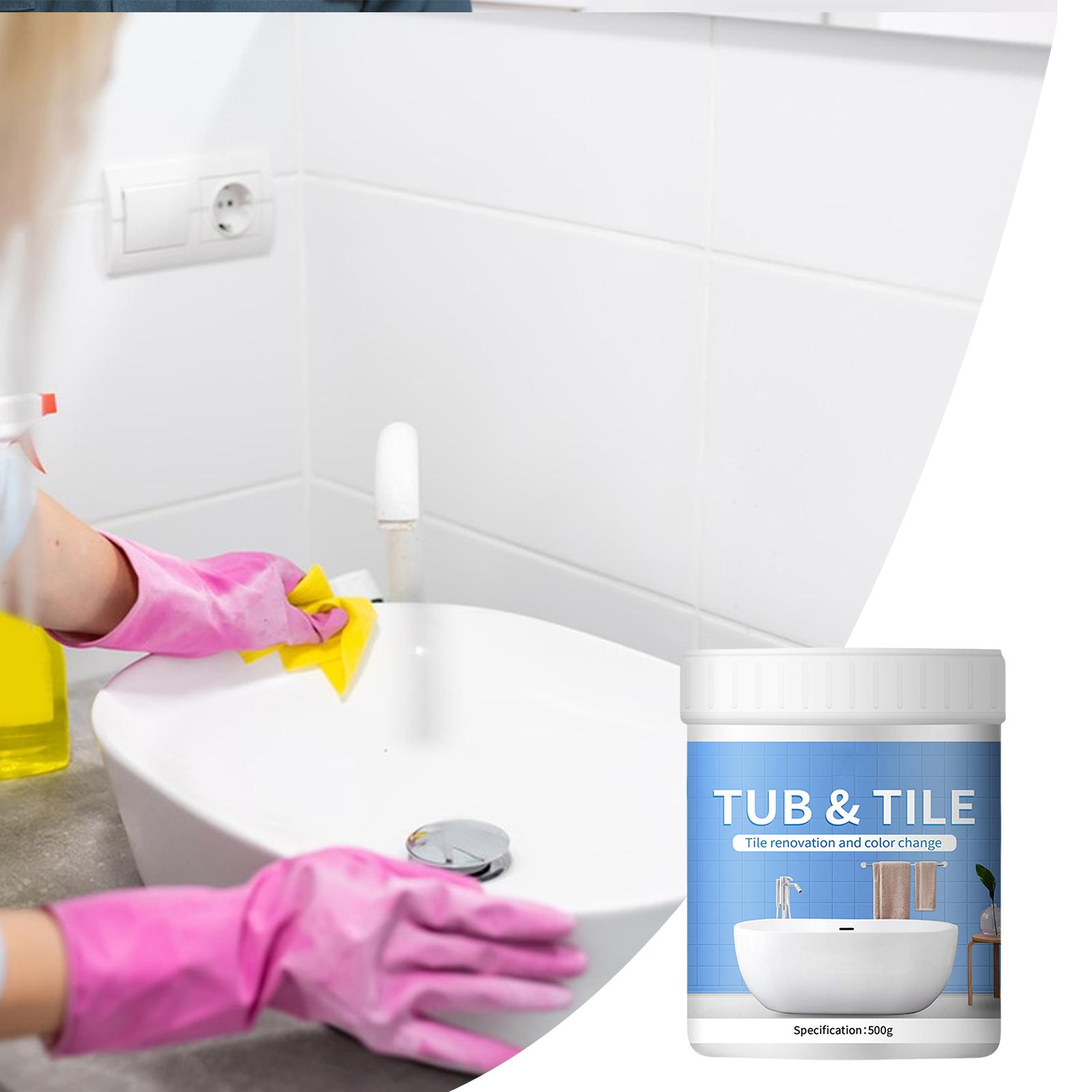 Bathroom Tile Paint Kit 500g W - огляд і ціна Home Bathroom Wall Tiles