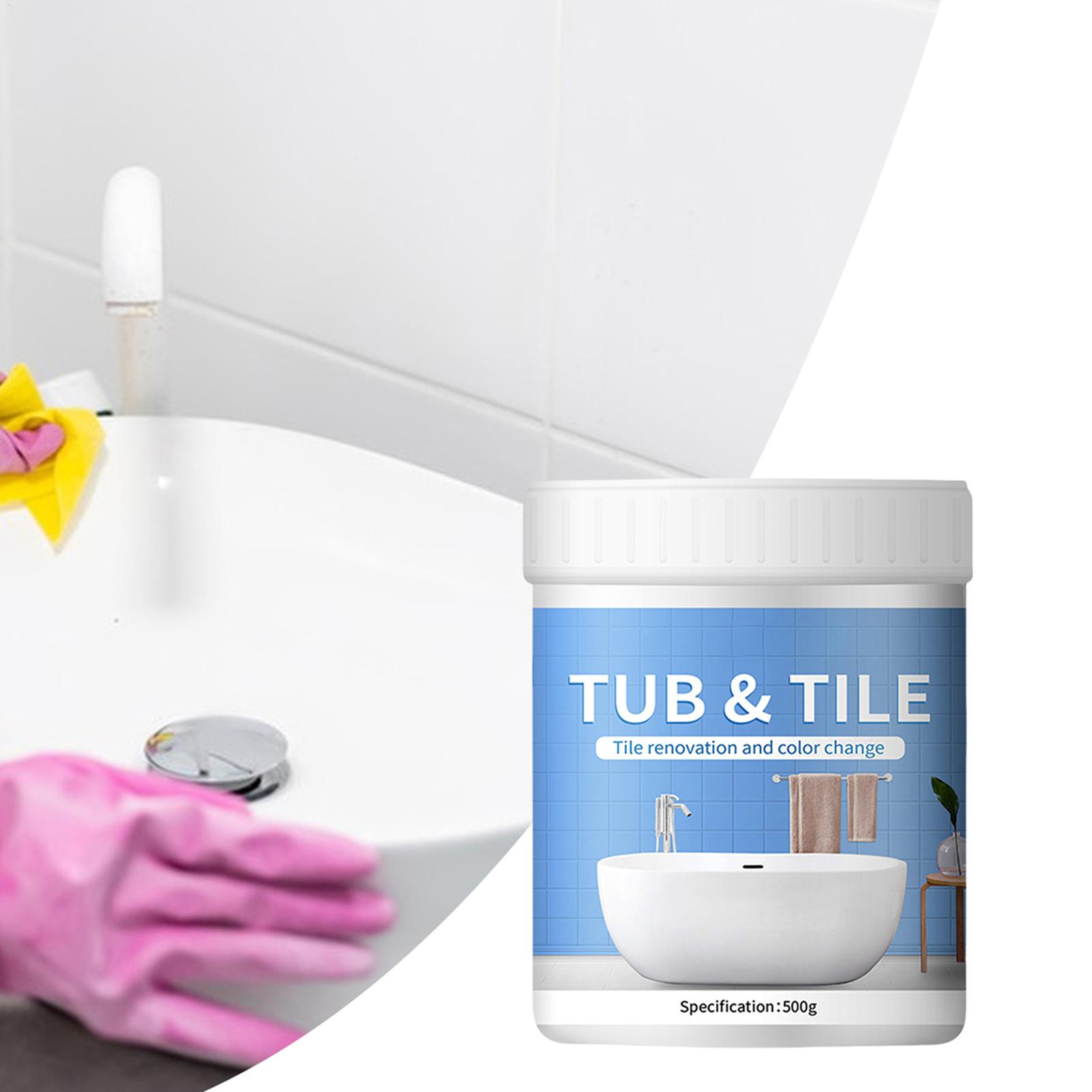 Bathroom Tile Paint Kit 500g W - огляд і ціна Home Bathroom Wall Tiles